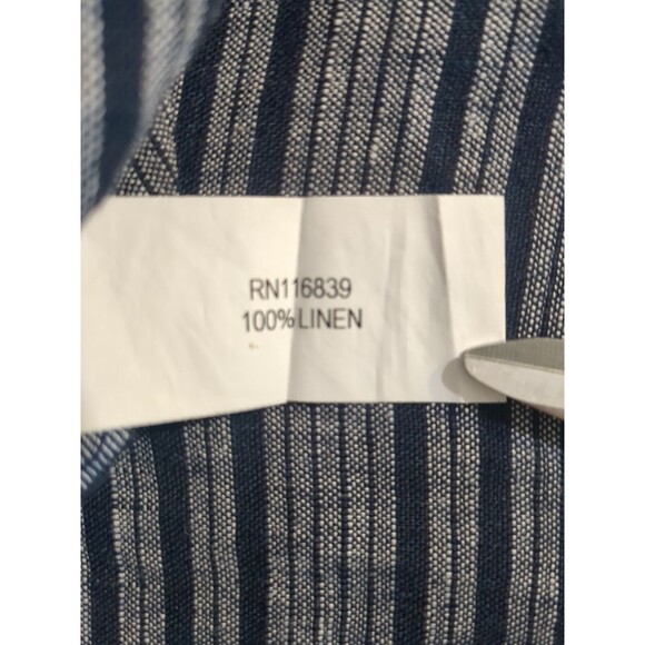 Cheyenne Elegant Black Tunic Top with Striped Pattern and Relaxed Fit - Picture 11 of 12